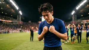 Japan were two minutes from going out, and they beat Uzbekistan 9-8 on penalties to meet Korea in a third straight Asian Games final