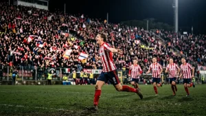 Julián Álvarez had not scored for Atlético since April, and his goal earned ten men a point in Stuttgart