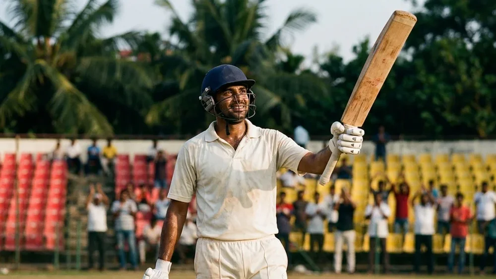 Karnataka were 43 for 3 and still 101 behind, and Karun Nair’s unbeaten 155 saved them against Andhra