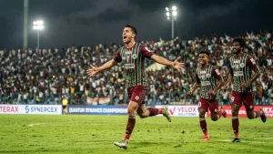 SC Delhi led at half-time again, and Erwin and Figueira scored four minutes apart to give Mohun Bagan their first win