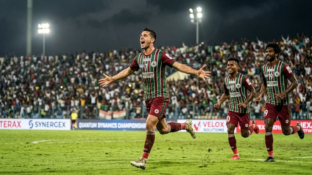 SC Delhi led at half-time again, and Erwin and Figueira scored four minutes apart to give Mohun Bagan their first win