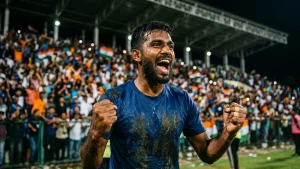 Gurmeet Singh spilled it in stoppage time, and Vinith&#8217;s goal kept Bengaluru unbeaten in Guwahati