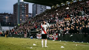 Rayo Vallecano played a European final in May, and their own fans stopped their first game back at Vallecas