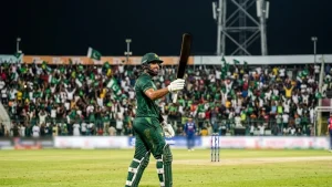 Lahiru Udara made exactly half of Sri Lanka&#8217;s 182, and Farhan&#8217;s 89 still won it for Pakistan
