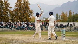 Vidarbha were six down chasing 79 in Srinagar, and Dubey and Bhute took them past the champions